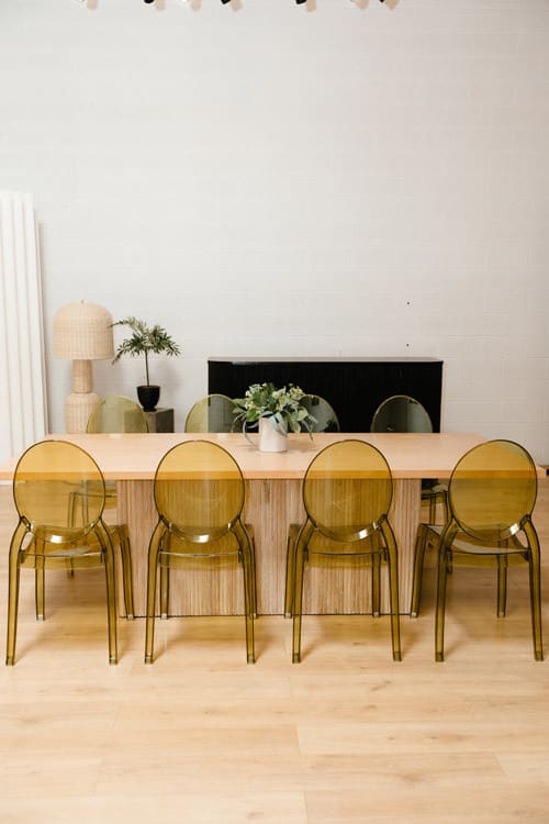 Ghost Dining Chair - Green view 5