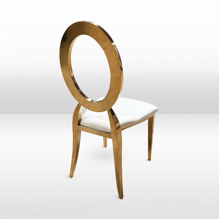 Halo Dining Chair with Ivory Pads view 4