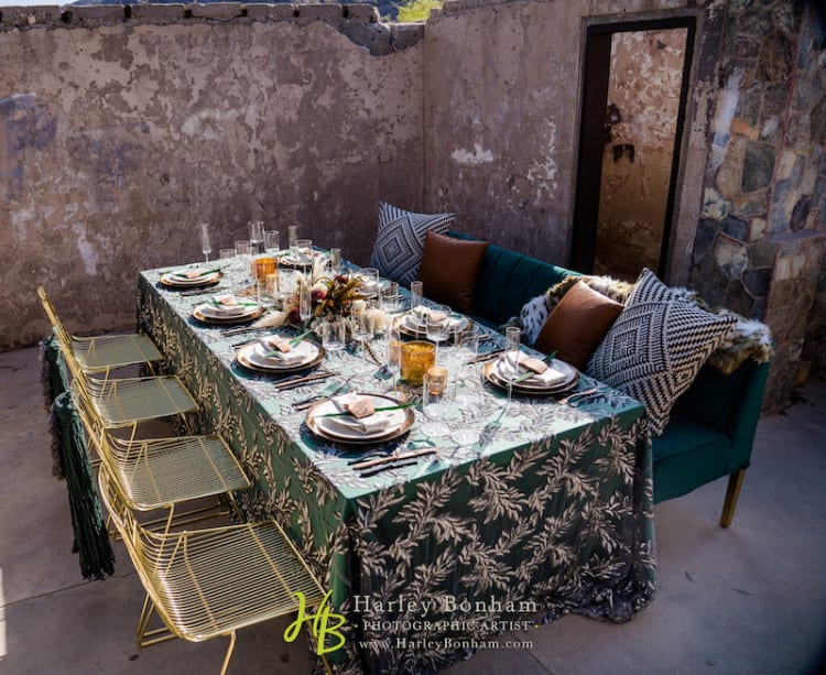 Hawaii Dining Chair - Gold view 2