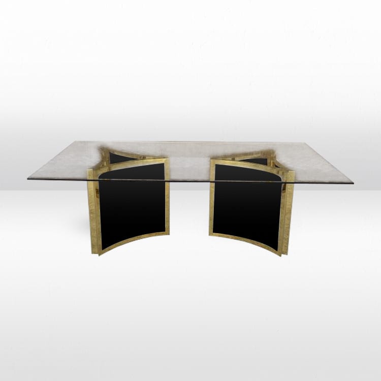 Chelsea Dining Table / Black Matte Inserts view 2