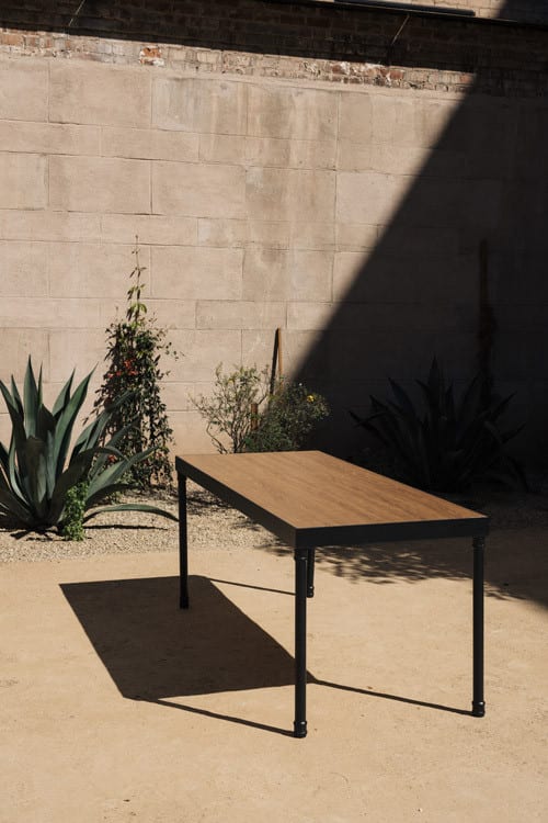 Edison Dining Table Natural Top view 4