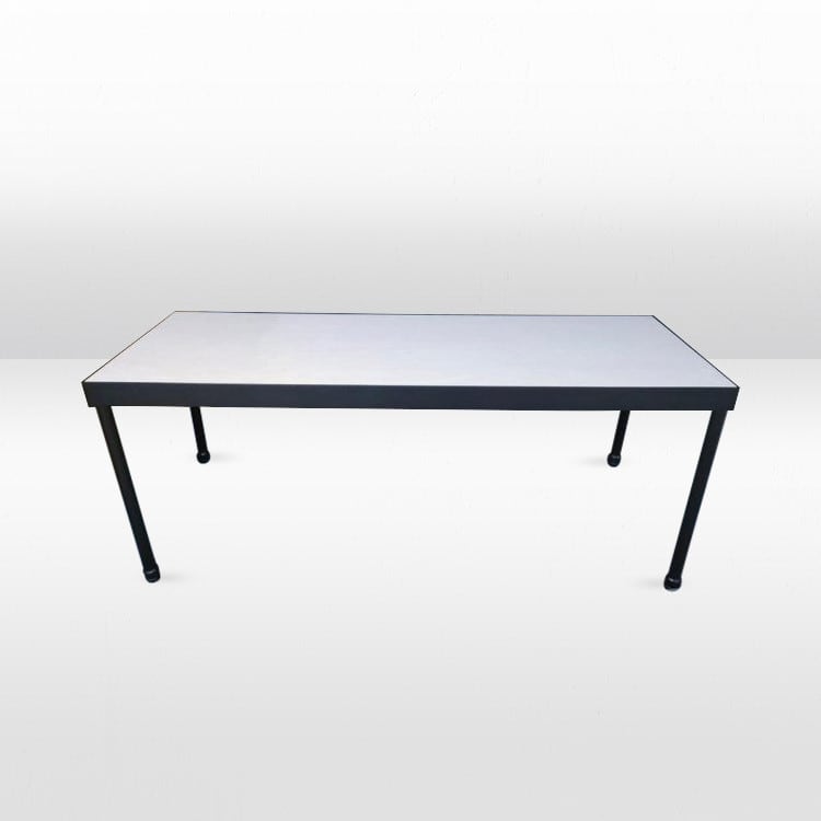 Edison Dining Table White Wash Top view 2