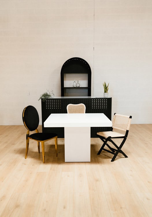 Graham Dining Table - White view 3