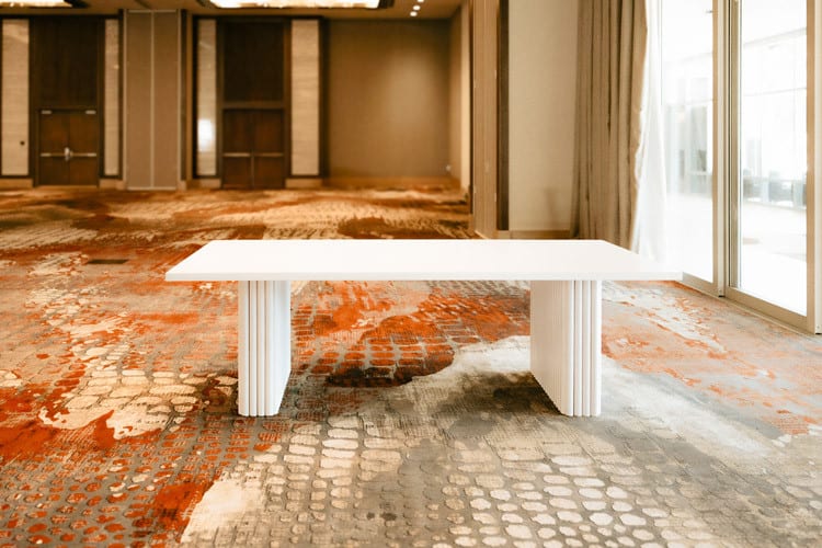 Raven Dining Table - White view 5