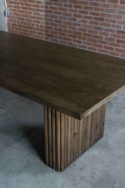 Raven Dining Table - Brown view 4