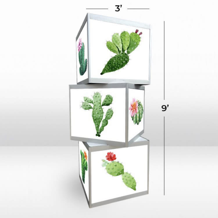 Exhibition Cube Tower - 3 Cubes view 2