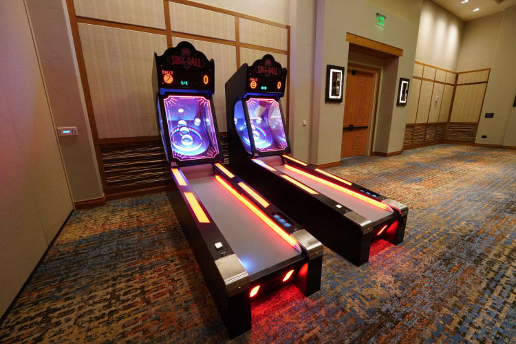 Glow Skeeball Arcade - Per Lane view 3