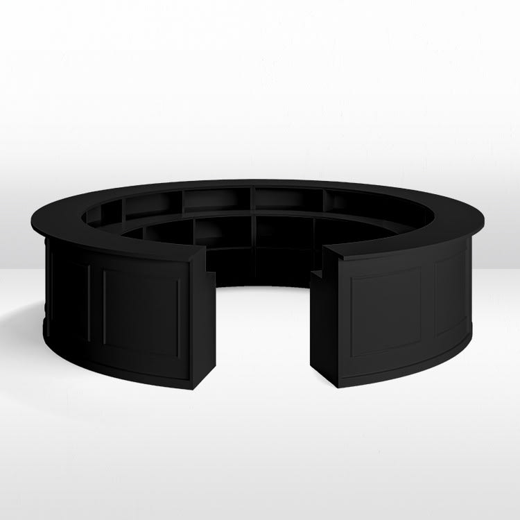 Harper Circle Bar - Black view 3