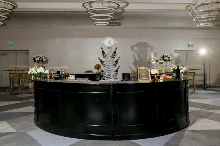 Harper Circle Bar - Black view 4