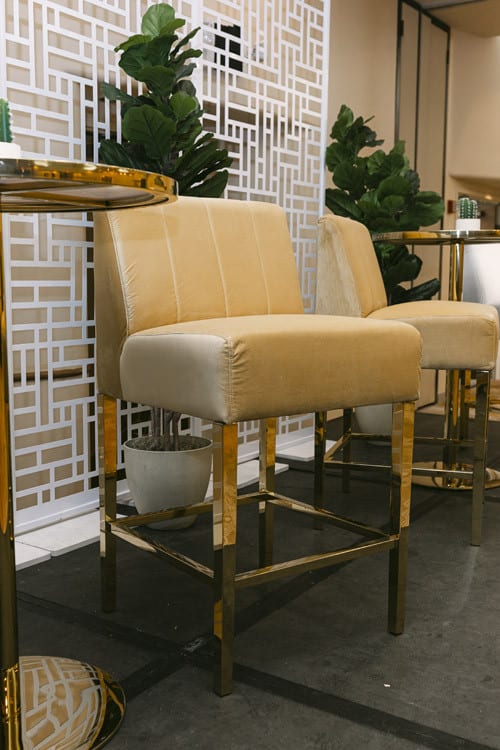 Kincaid Bar Stool - Champagne view 4