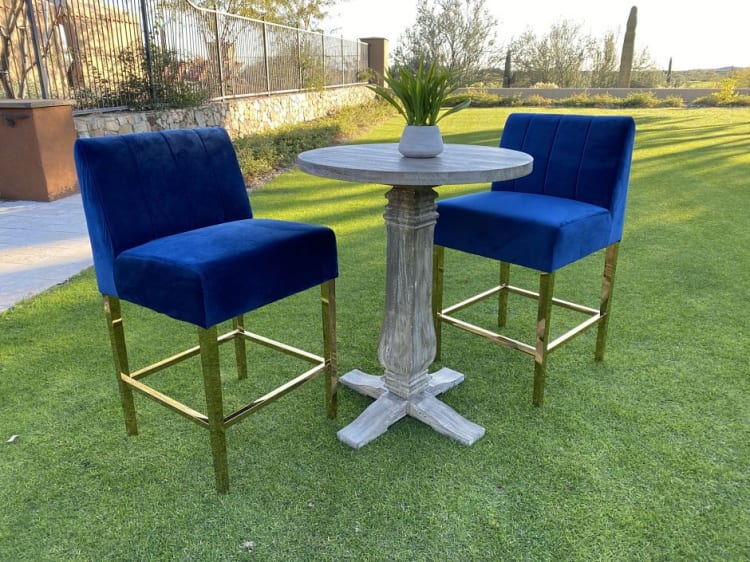 Kincaid Bar Stool - Sapphire view 4