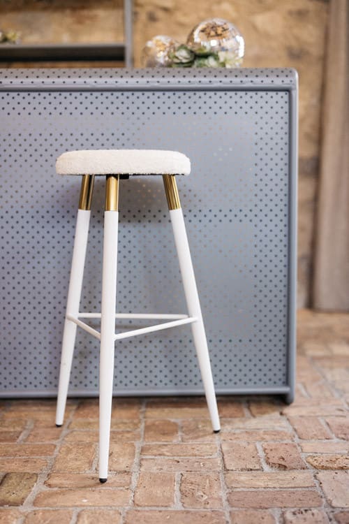 Maxwell Boucle Bar Stool - Ivory view 4