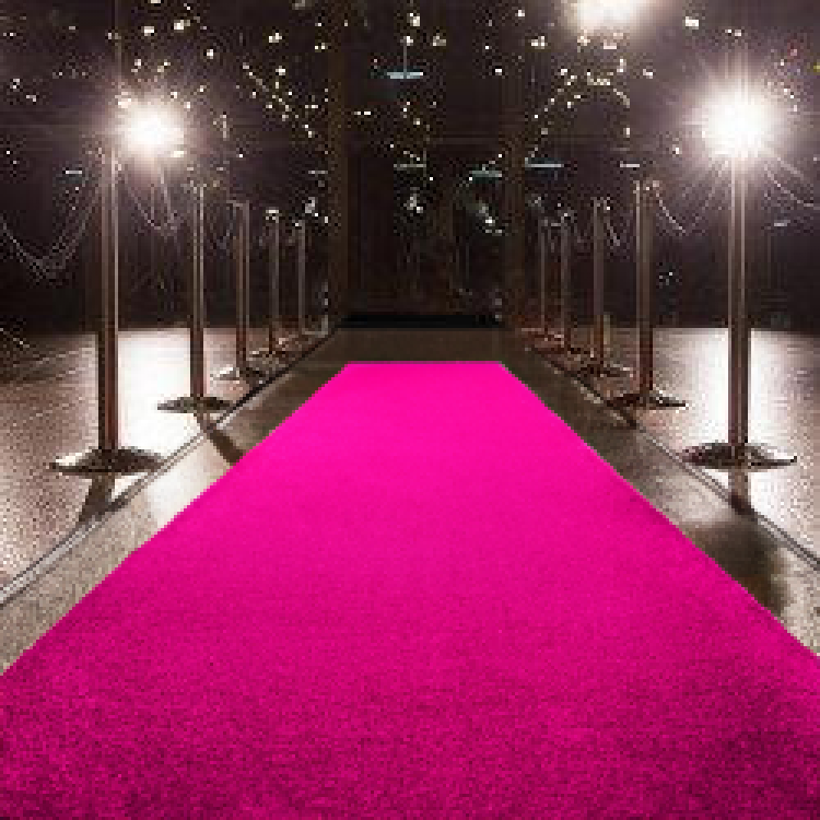 Pink Carpet Runner - 4ft Wide x 25ft Long view 2