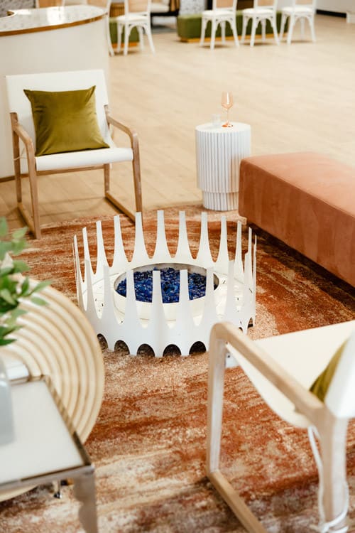 Royalfire Fire Pit - White view 2