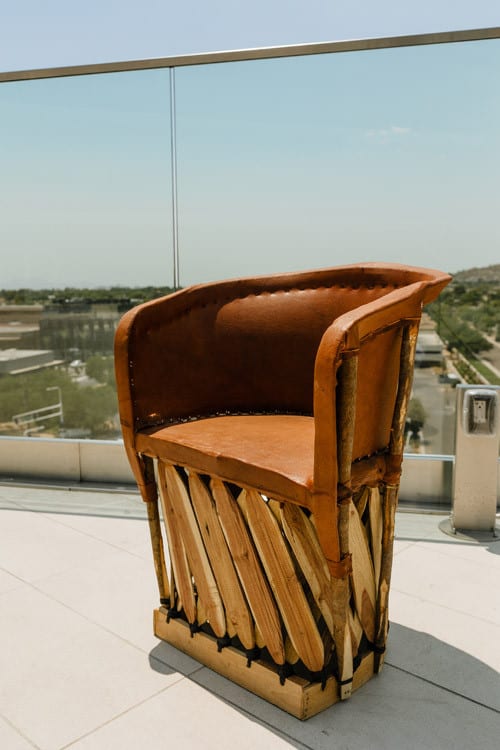 Southwest Equipale Barrel Chair view 2