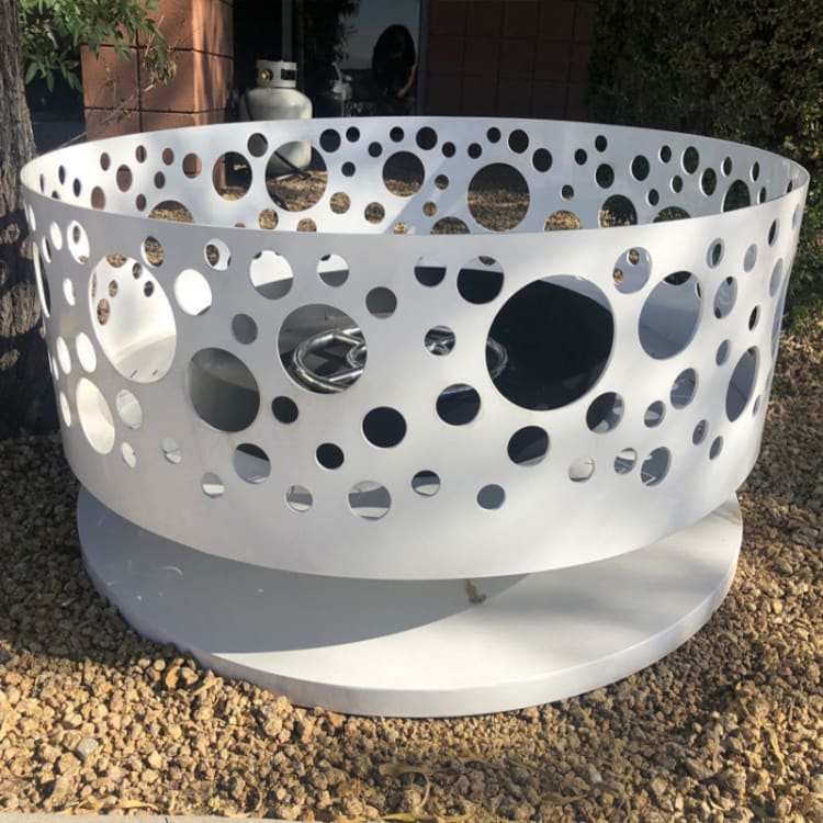 Solfire Fire Pit - White view 2