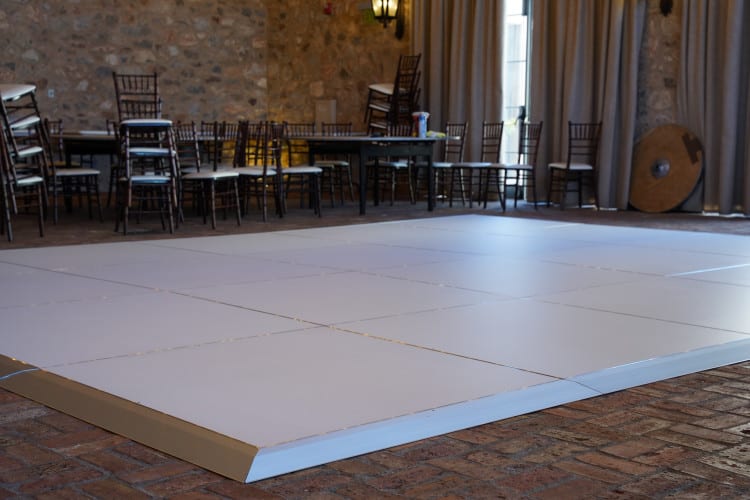 White Dance Floor view 4