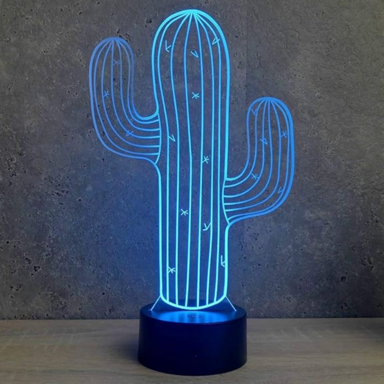 LED Cactus Table Lamp view 4