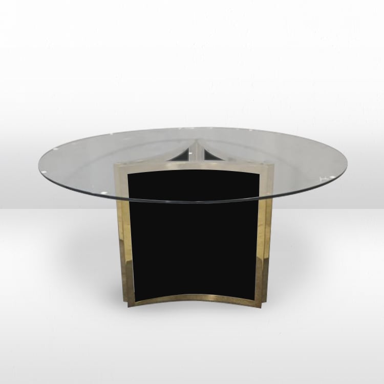 Epton Dining Table / Black Matte Inserts view 2