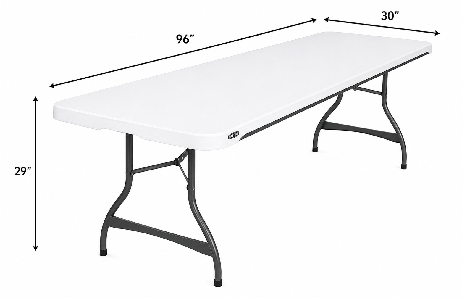 8FT Plastic Utility Tables view 3