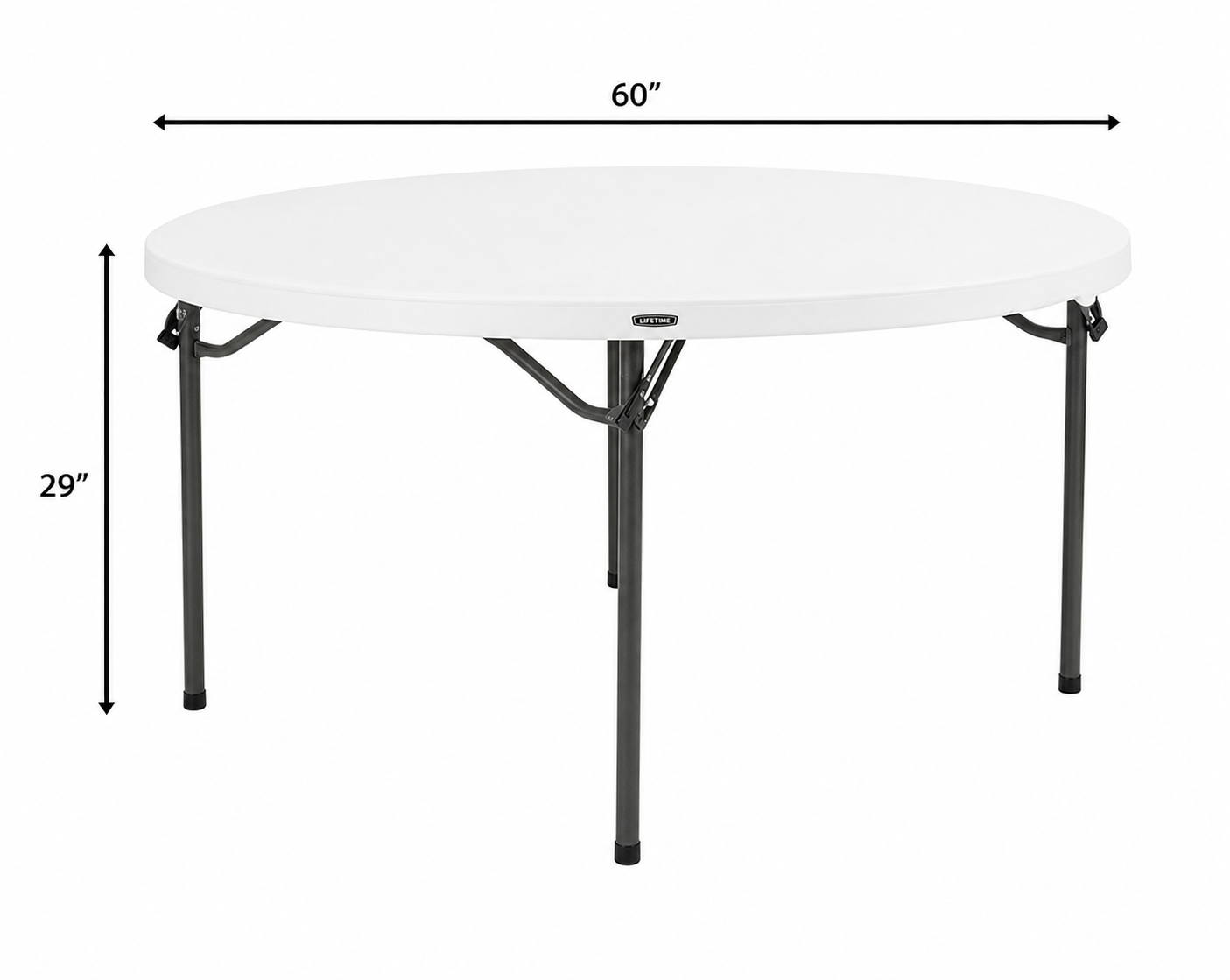 60"  Plastic Utility Round Tables view 3