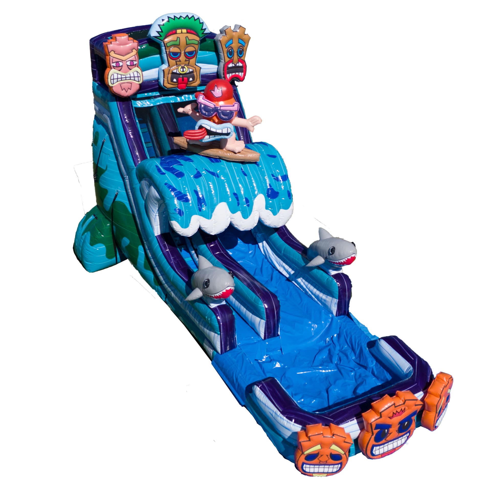 18 ft Tiki Wave Water Slide