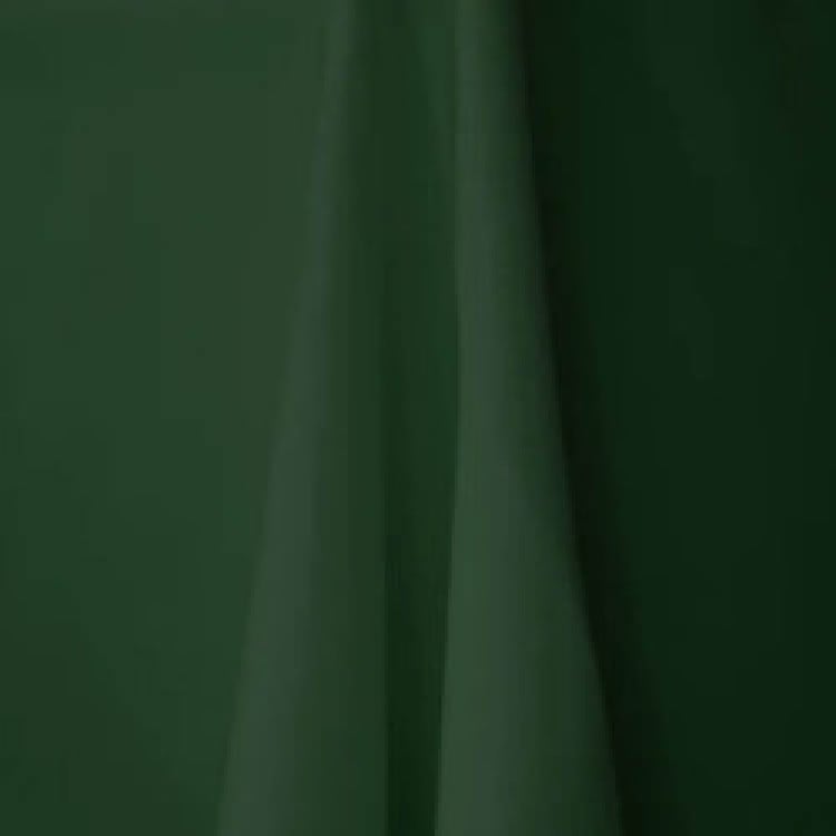 Hunter Green Poly Drape - 16ft Tall
