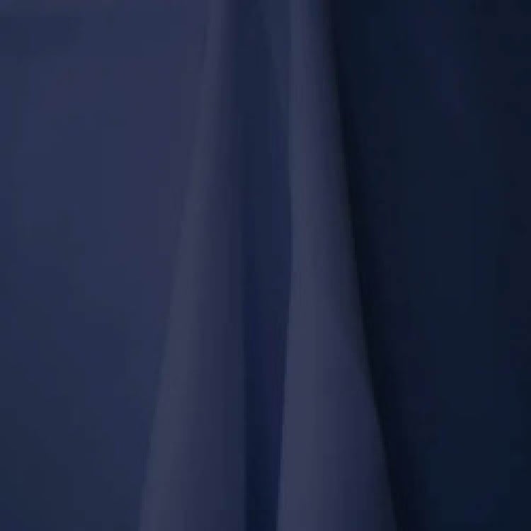 Navy Blue Poly Drape - 12ft Tall