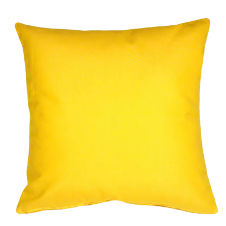 Yellow Velvet Pillow