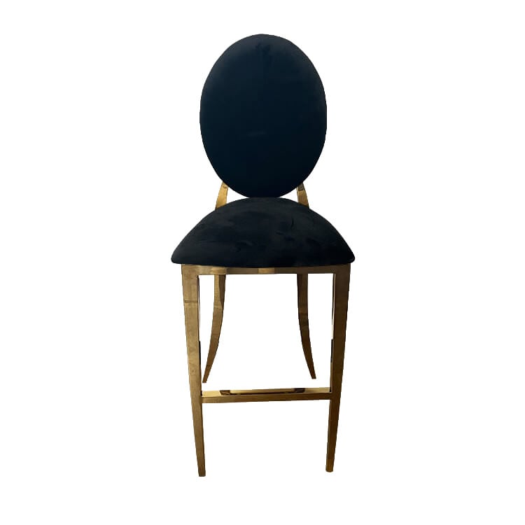 Garbo Bar Stool with Black Pads view 6