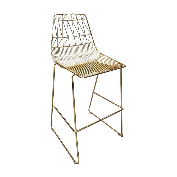 Hawaii Bar Stool - Gold
