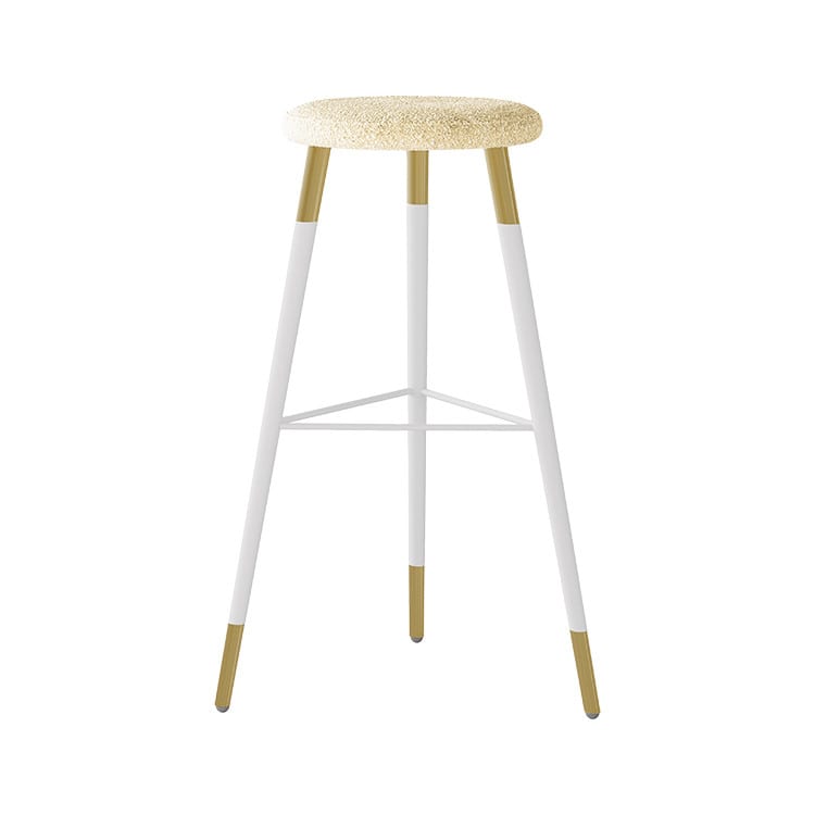Maxwell Boucle Bar Stool - Ivory