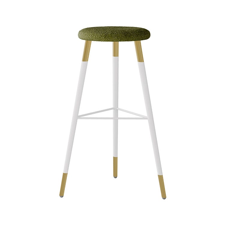 Maxwell Boucle Bar Stool - Moss