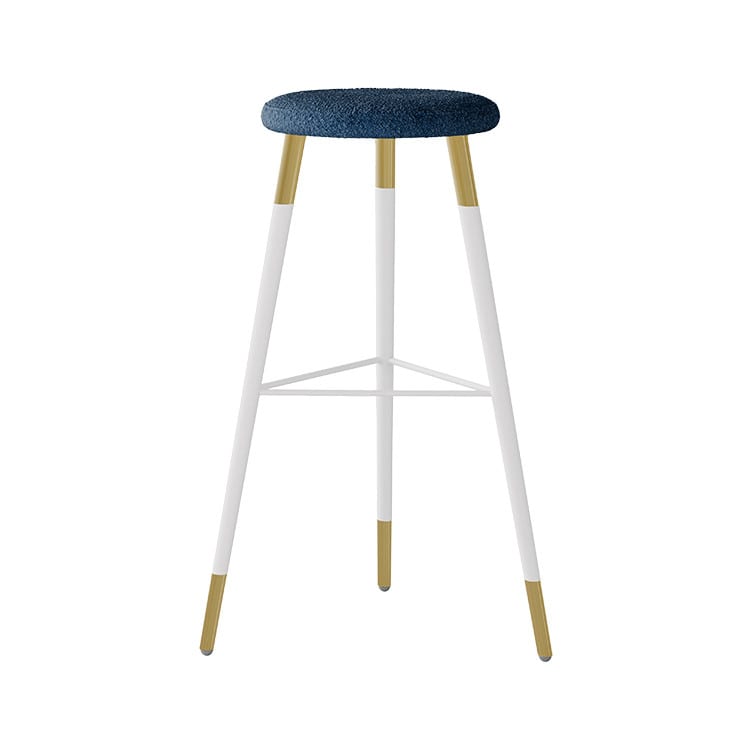 Maxwell Boucle Bar Stool - Sapphire
