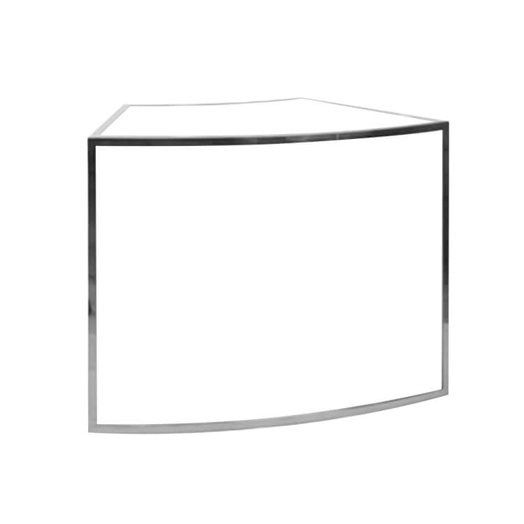 1/8 Curve Avenue Bar - Silver Frame