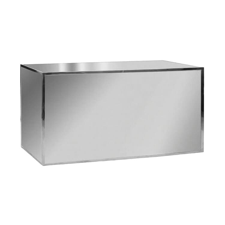 6ft Avenue Bar - Silver Frame / Silver Mirror Inserts