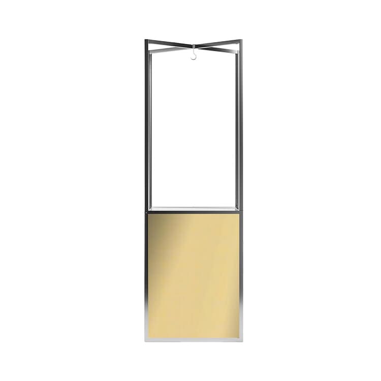 Avenue Canopy Tower - Silver Frame / Gold Mirror Inserts