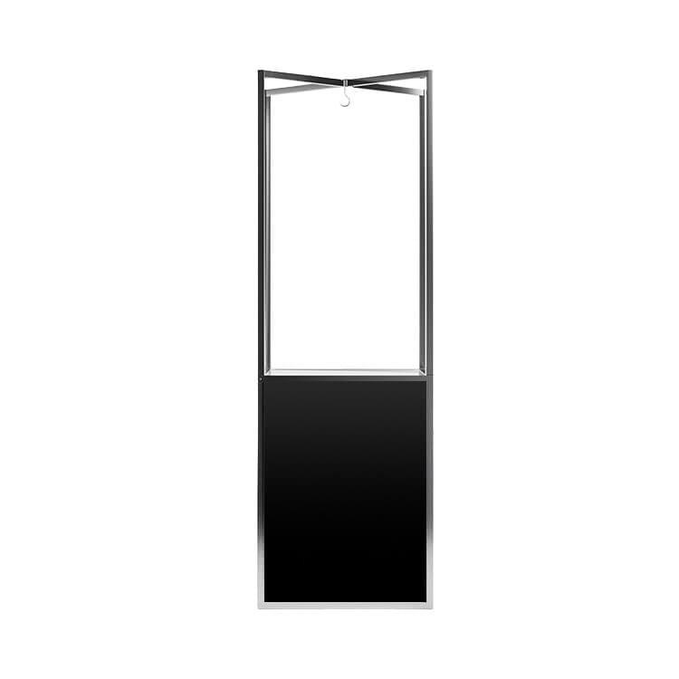 Avenue Canopy Tower - Silver Frame / Black Matte Inserts