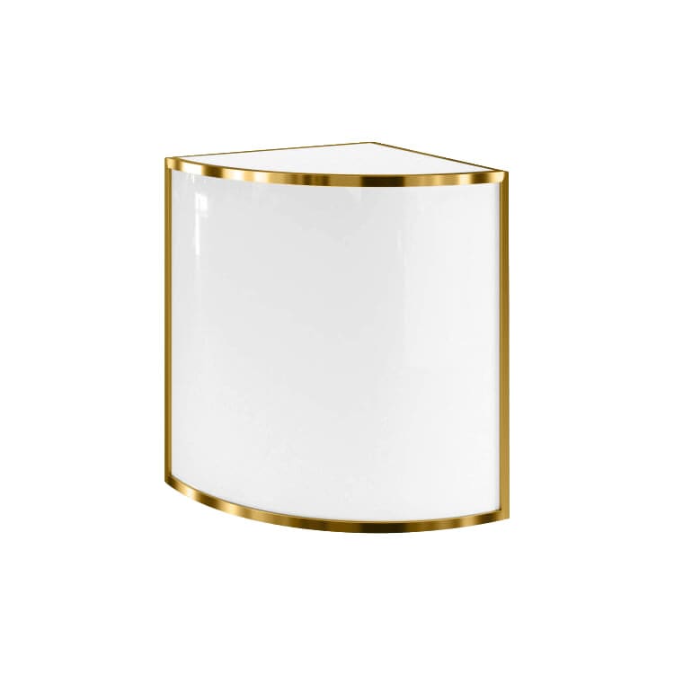 Rounded Corner Avenue Bar - Gold Frame