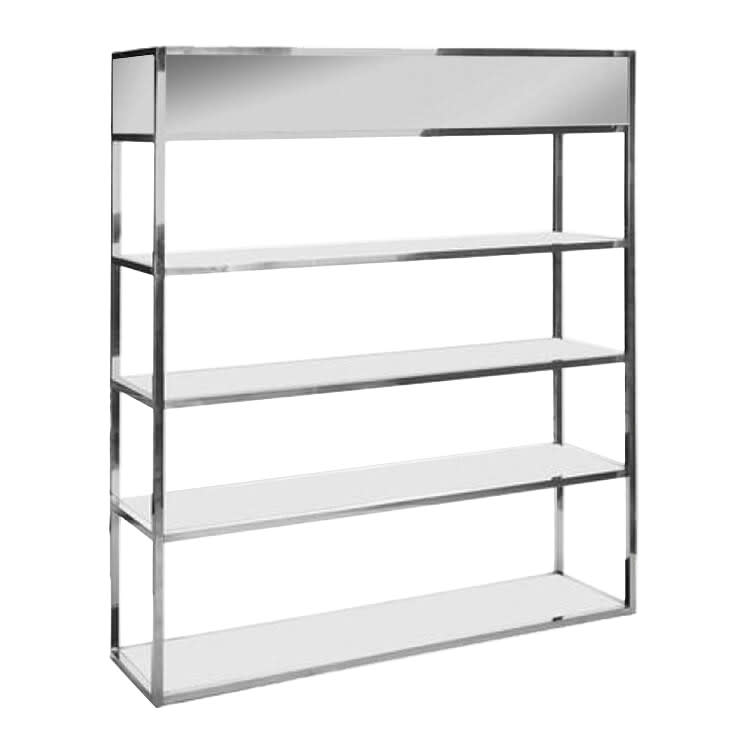 Essex Barback - Silver Frame / Silver Mirror Inserts