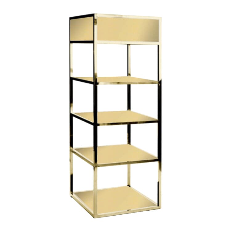 Morgan Barback - Flat Gold Frame / Gold Mirror Inserts