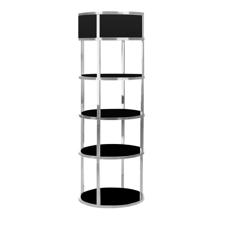 Grand Barback - Silver Frame / Black Matte Insert