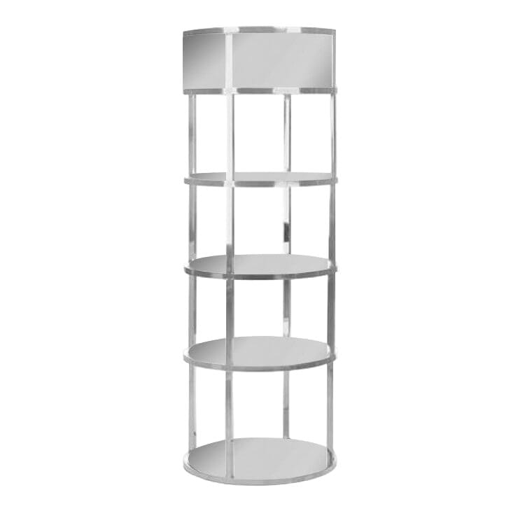 Grand Barback - Silver Frame / Silver Mirror Inserts