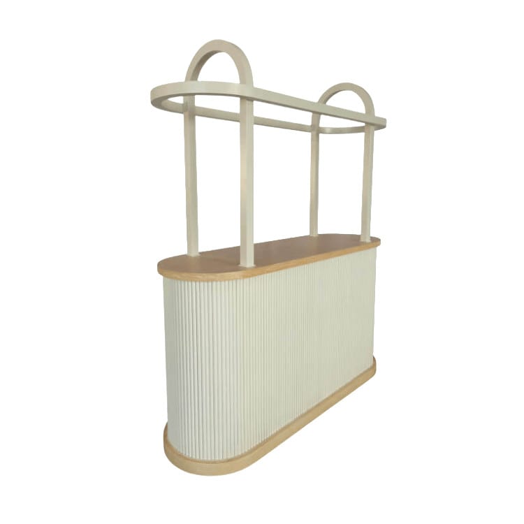 Leona Bar Cart - White