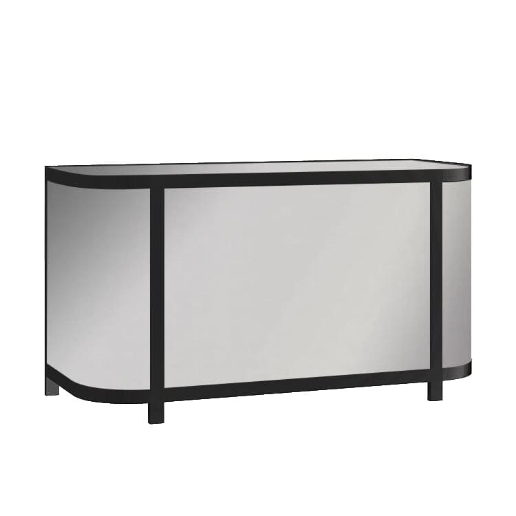 Chandler Bar - Black / Silver Mirror Inserts