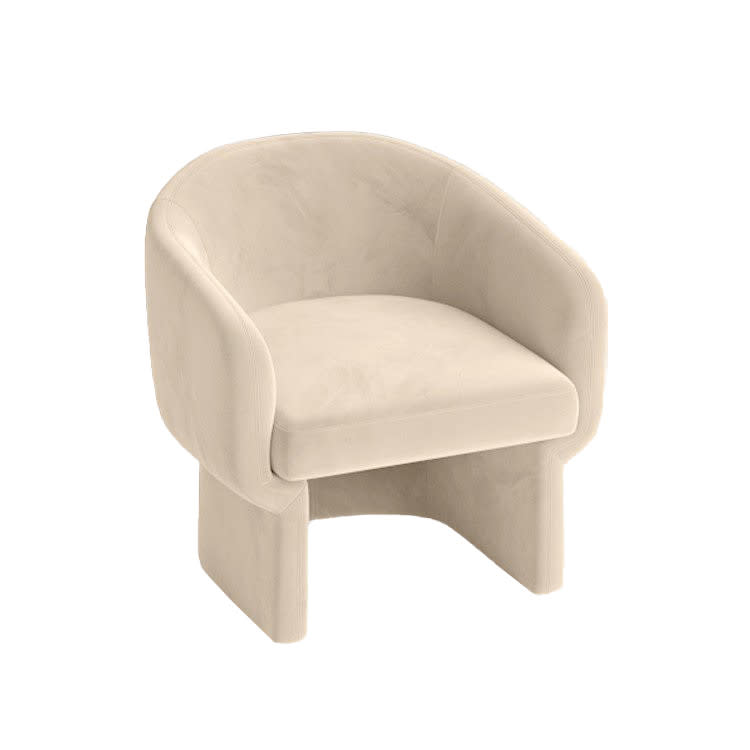 Cachet Club Chair - Ivory Boucle