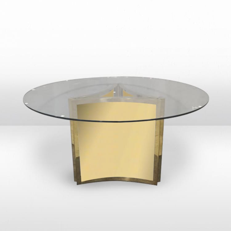 Epton Dining Table / Gold Inserts