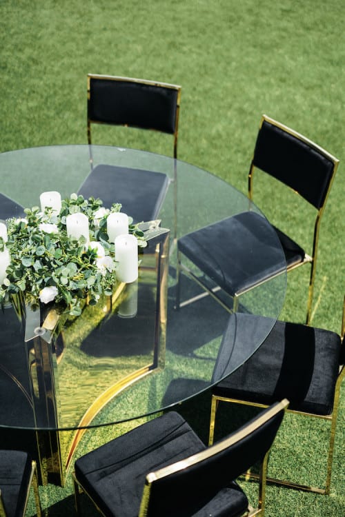 Epton Dining Table / Gold Inserts view 4