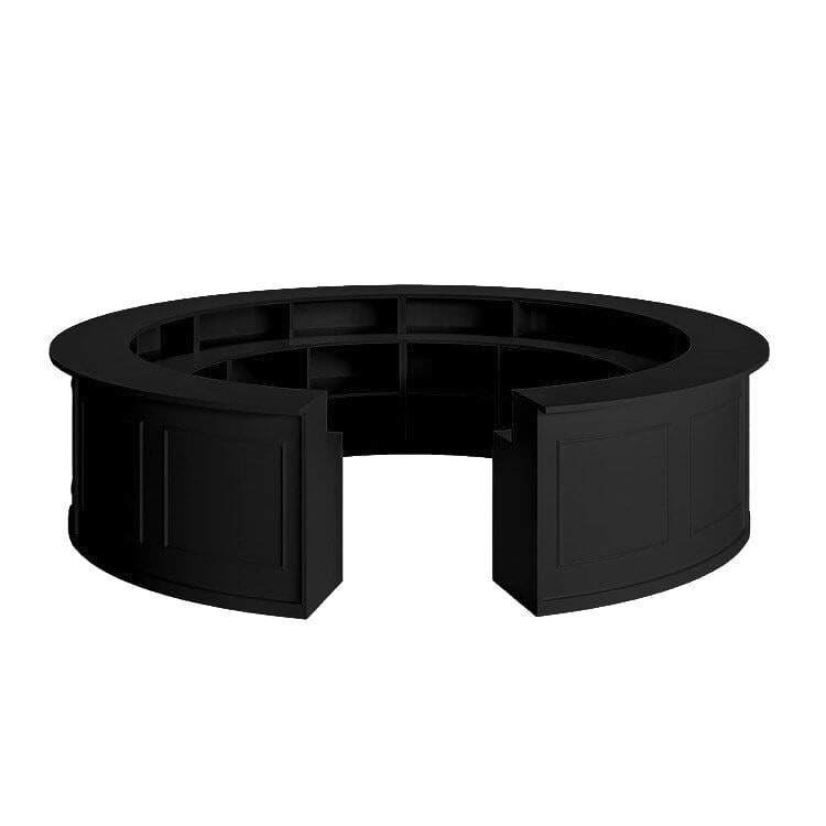 Harper Circle Bar - Black view 6