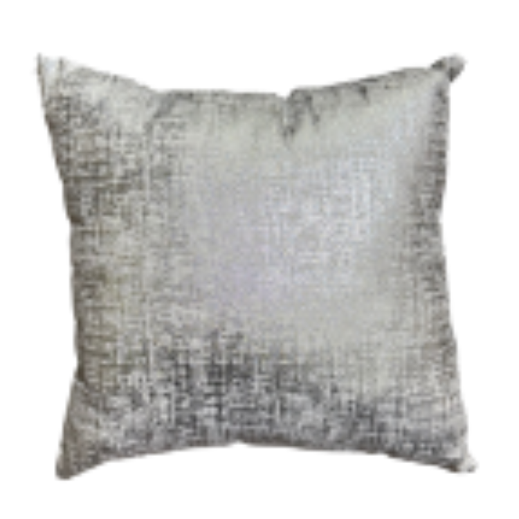 Metallic Silver Pillow